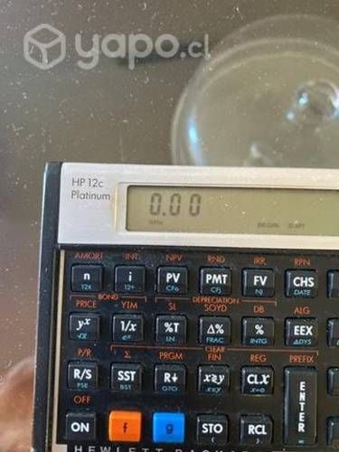 Cacluadora financiera hp 12c
