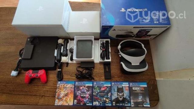 Se vende Playstation 4 slim y Playstation VR