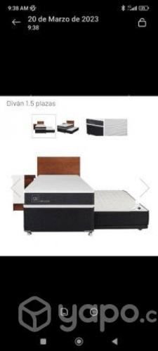 Combo de cama plaza y media nido cic