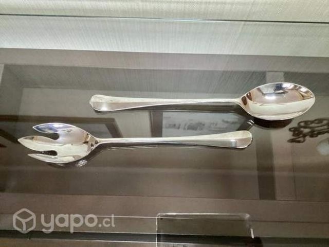 Cucharas de plaqué para servir la comida