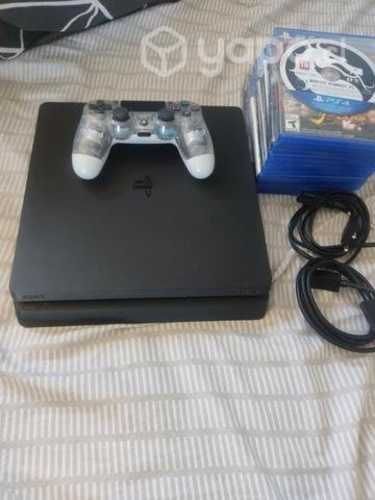 Ps4 slim 500 gb + control + 9 juegos
