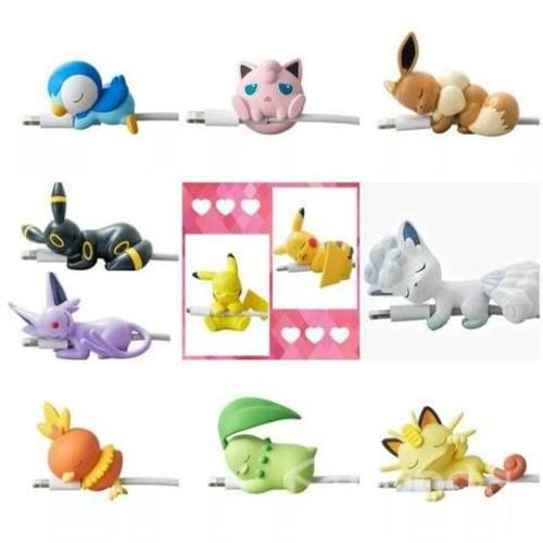 Protectores Pokémon para cable cargador de celular