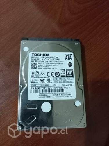 Disco duro HDD Toshiba 1Tb instalacion incluida