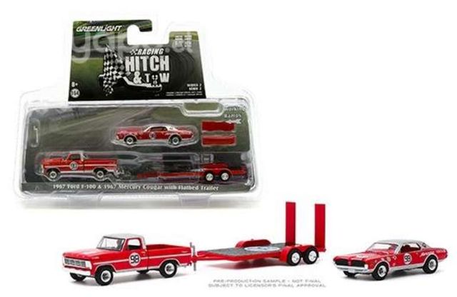 1967 Ford F-100 & Mercury Cougar with Trailer