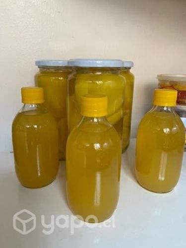 Papaya en Conserva frasco y Nectar