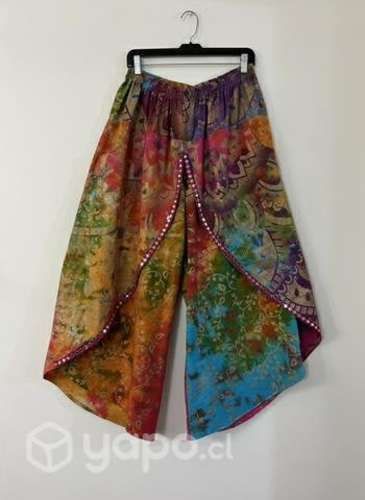 Pantalón Hindu Faldón Talla Xl/ 2xl Naranja y Otro
