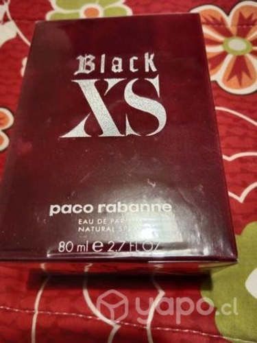 BLACK XS Paco Rabbane , 80 ml, original y sellado