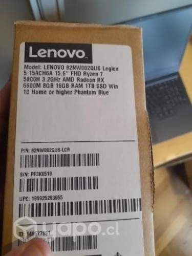 Lenovo Legion 5 - COMO NUEVO