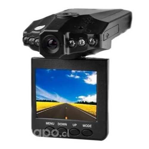 Cámara Seguridad Automóvil DVR Negro
