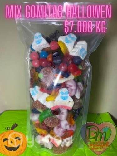 Un kilo de gomitas mix Fini y Vidal hallowen