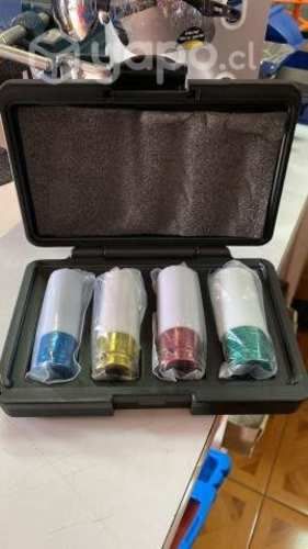 Jgo. dados impacto largos []1/2" p/llantas (40