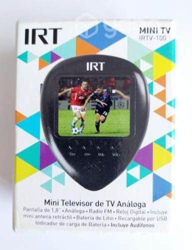 Mini tv, irtv-100 (Reloj, Alarma y Radio FM)