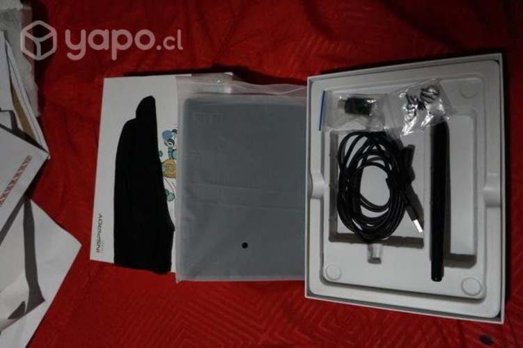 Tableta gráfica huion inspiroy 430p + accsesorios