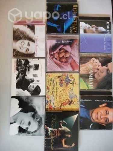 Pack de CD de María Bethania. 12 cds