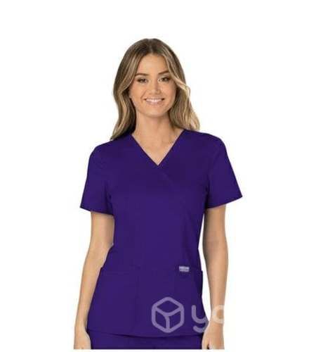 Polera clínica mujer Cherokee Revolution morada XS