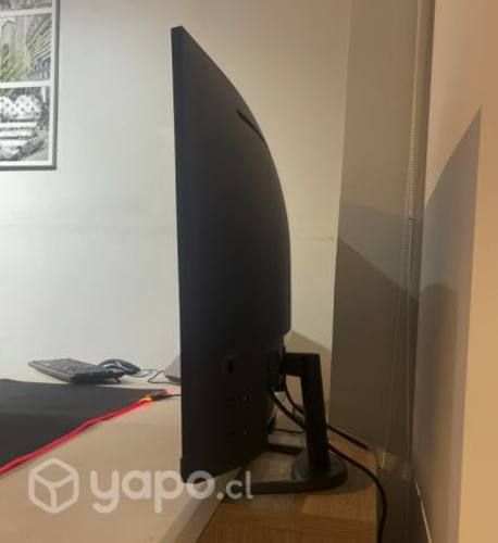 COMBO Monitor Curvo ViewSonic 32 + Pad Led + Mesa