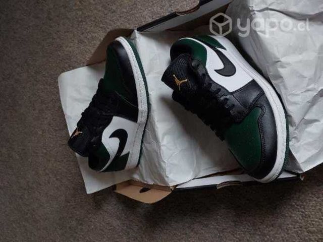 Jordan 1 low green toe 8,5 us
