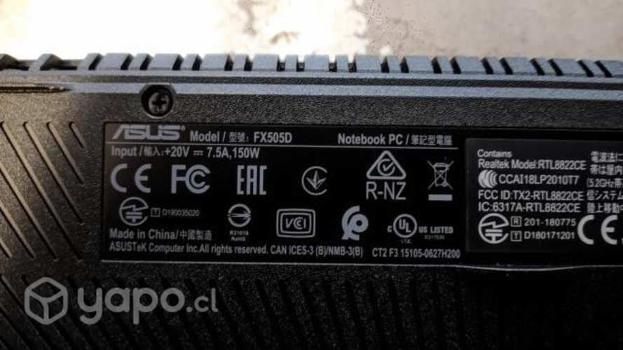 Notebook ASUS TUF GAMING FX505DT-BQ404T