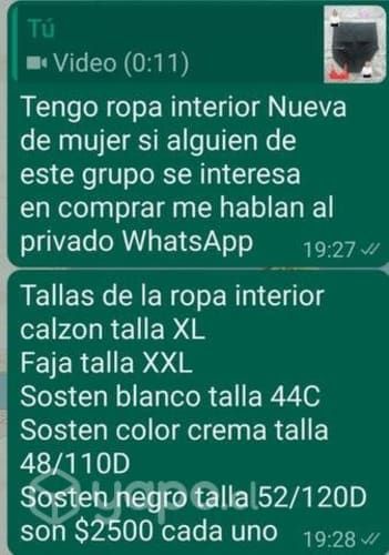 Ropa interior de mujer