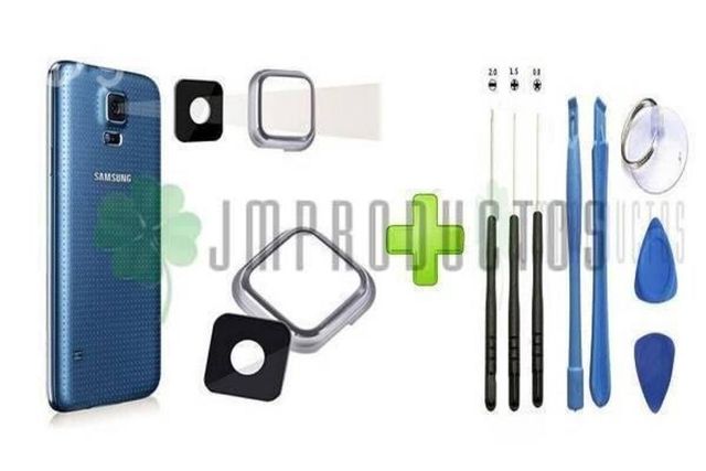 Lente trasero Samsung Galaxy S5 G900 + Kit Desarme