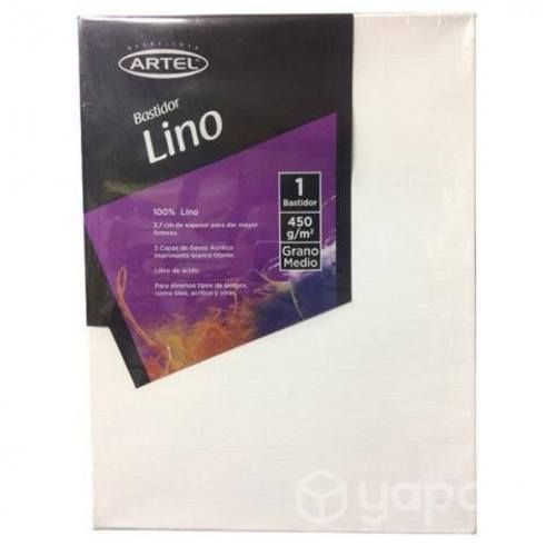 Bastidor Artel Lino 450gr 30x40cm Unidad