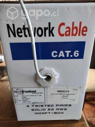 Cable UTP CAT6 cobre