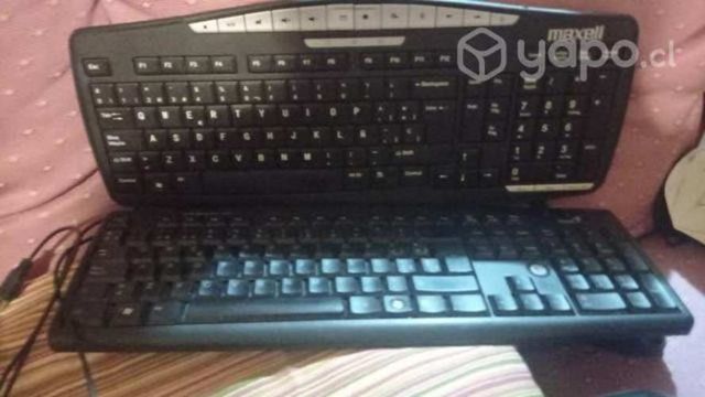 Lote de seis teclados.marca HP, Genius,kessington