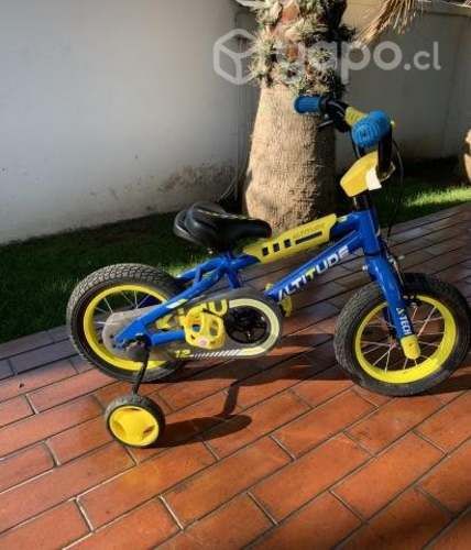 Bicicleta niño ALTITUDE KIdu. Aro 12 azul. NUEVA