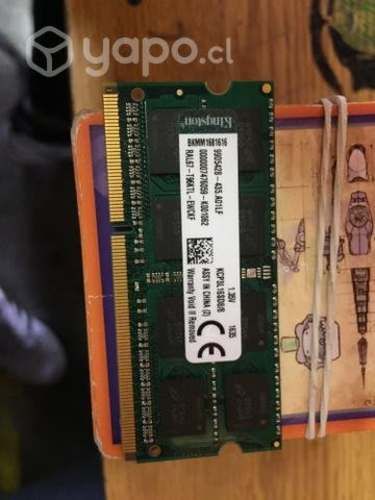 Memoria ram kingston 12gb notebook