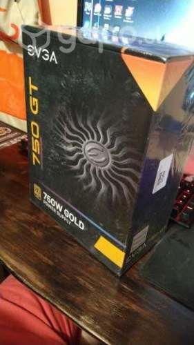 Fuente de poder EVGA 750w GT 8PLUS Gold conversabl