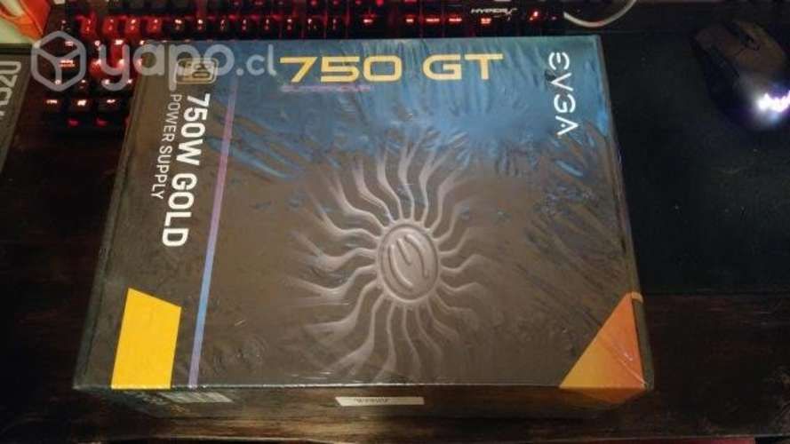 Fuente de poder EVGA 750w GT 8PLUS Gold conversabl