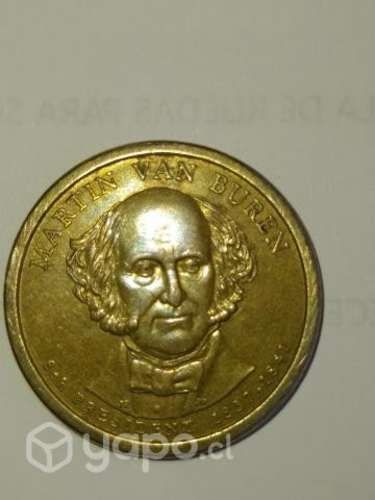 Moneda Martin Van Buren presidente 1837-1841