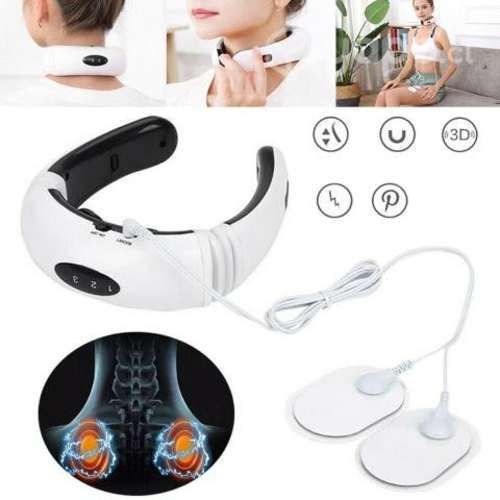 Electro Estimulador Masajeador Cuello Cervical 2 E
