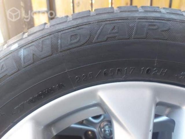 Llantas de nissan xtrail 225/60/R17 apernadu 5/110