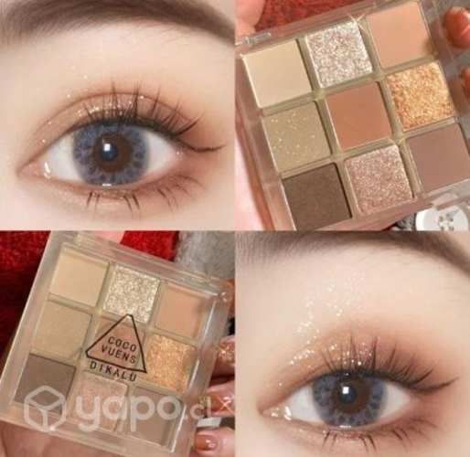 Paleta de sombras coreana