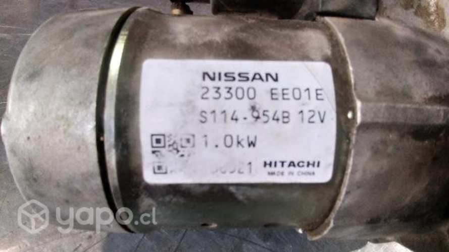 Motor de partida nissan versa - note