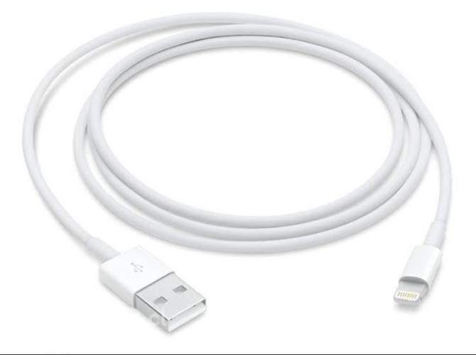 Cable De Carga Apple Blanco Lightning Usb - 1M