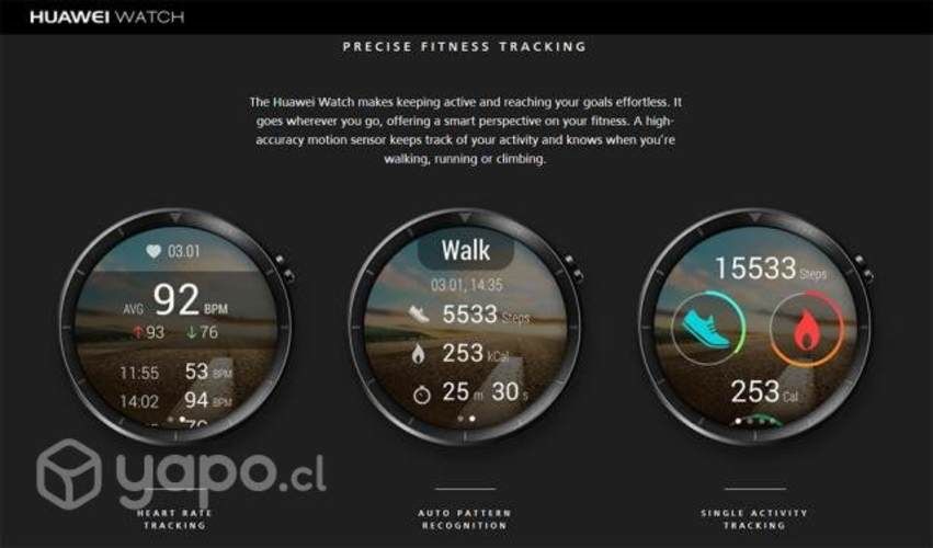 Huawei Watch Silver Steel