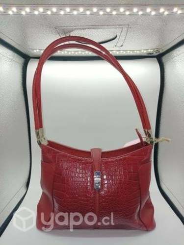 Cartera Alexander Roja Tipo Baguette