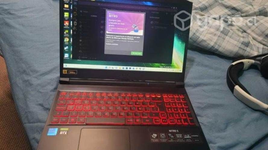 Notebook gamer acer nitro 5 año 2022