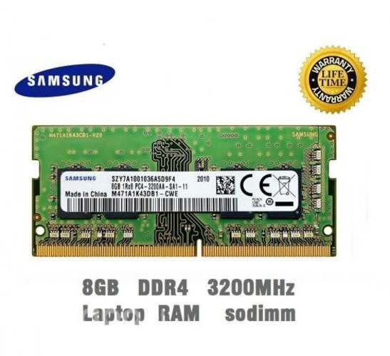 Memoria RAM Samsung para laptop 8 GB/DDR4/3200 mhz