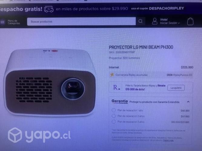 Proyector Lg inalambrico