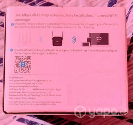 Amplificador wifi Xiaomi Pro 300 mb