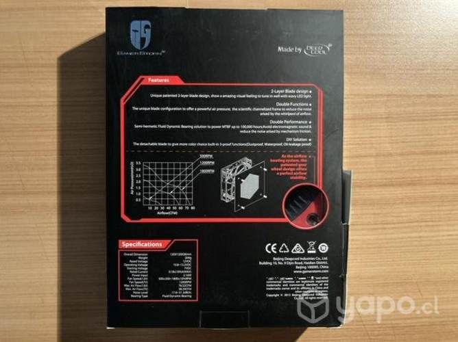 Ventilador PC GameStorm TF120 Led Red PWM