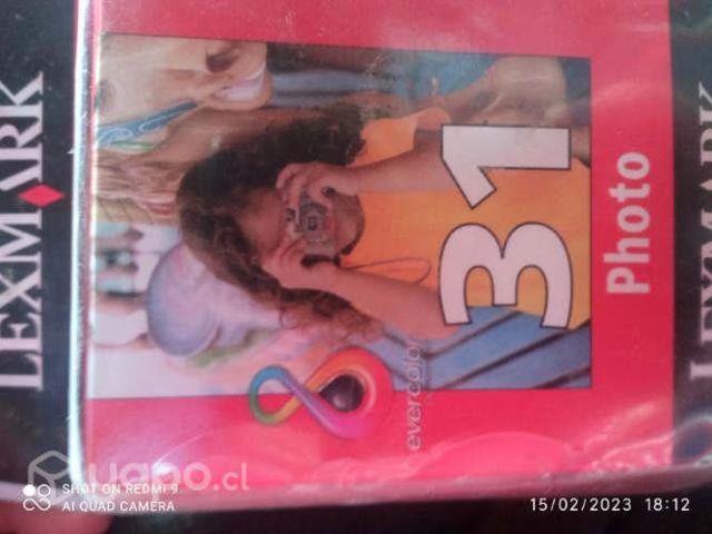 Tinta lexmark 31 photo original