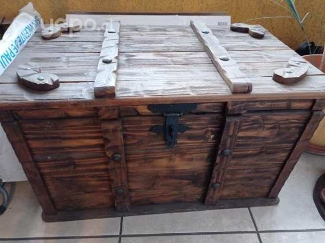 Baúl de madera de Cactus