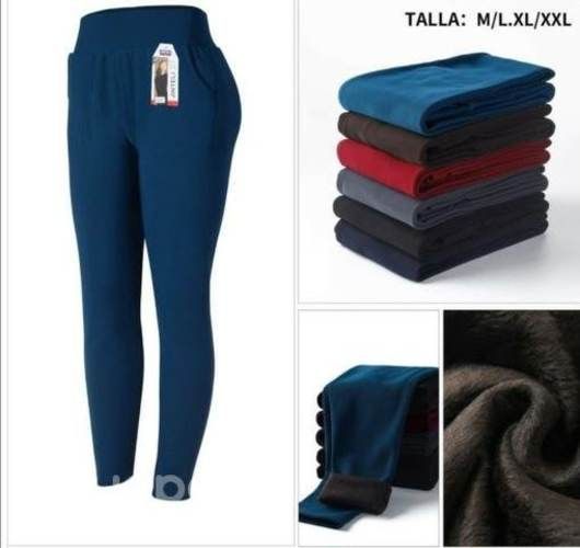 Calzas forro chiporro con 2 bolsillos