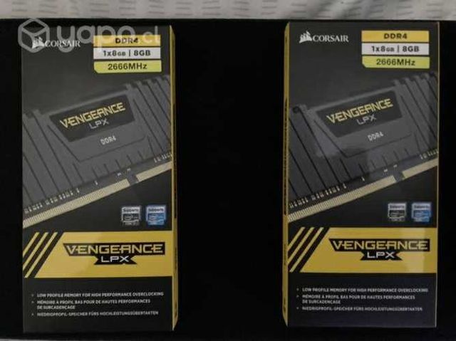 MEMORIA RAM CORSAIR DDR4 2666hz 8GB