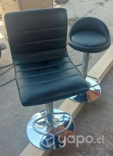 Par de sillas giratorias