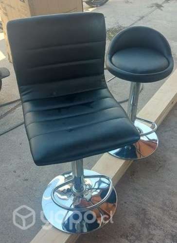 Par de sillas giratorias